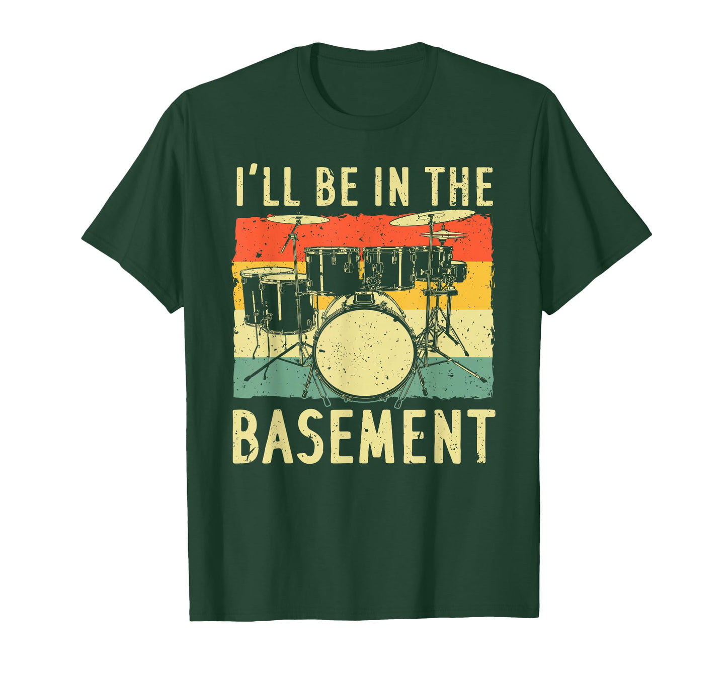 Cool Drumming Design For Men Women Drum Set Drumming Drummer T-Shirt