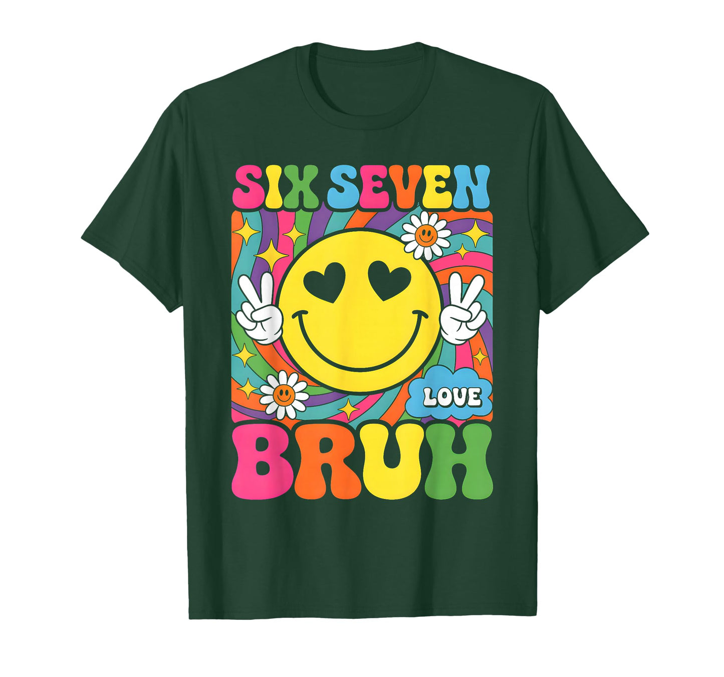 67 Meme Slang 6 7 Six Seven Bruh Funny Boys Kids T-Shirt