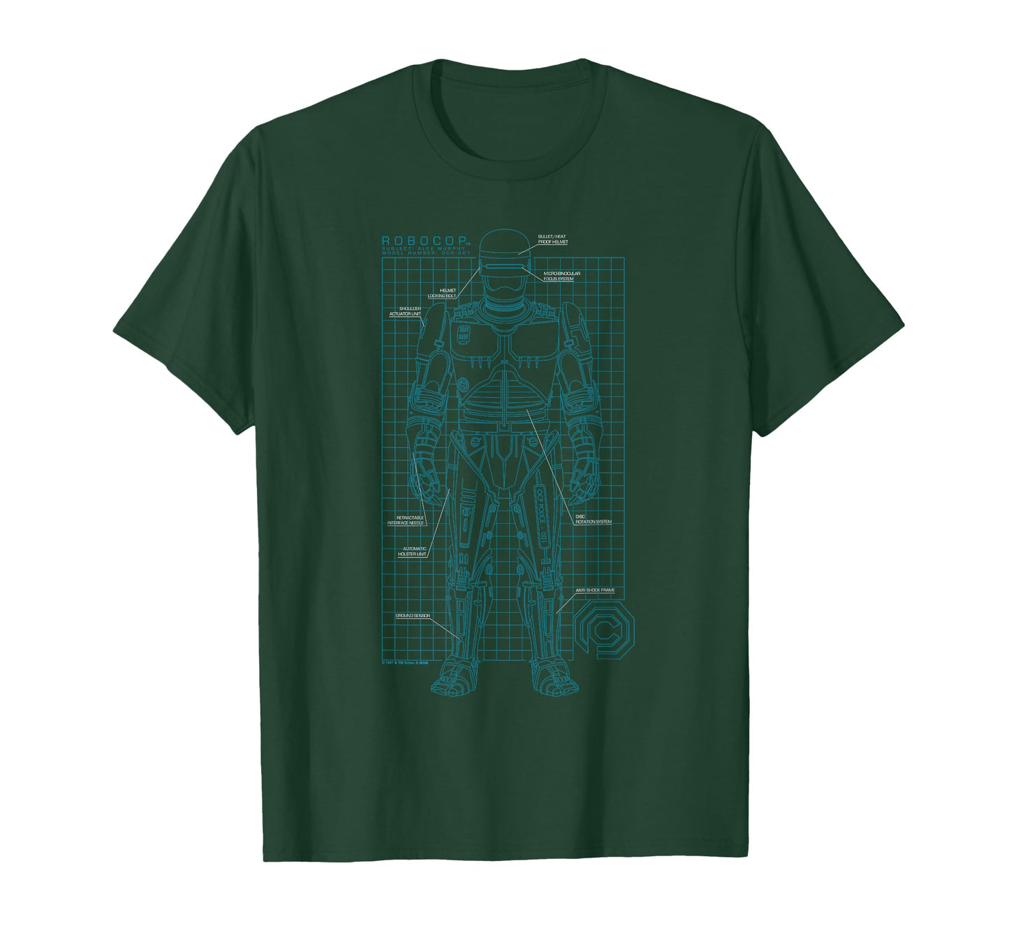 Robocop Schematic T-Shirt