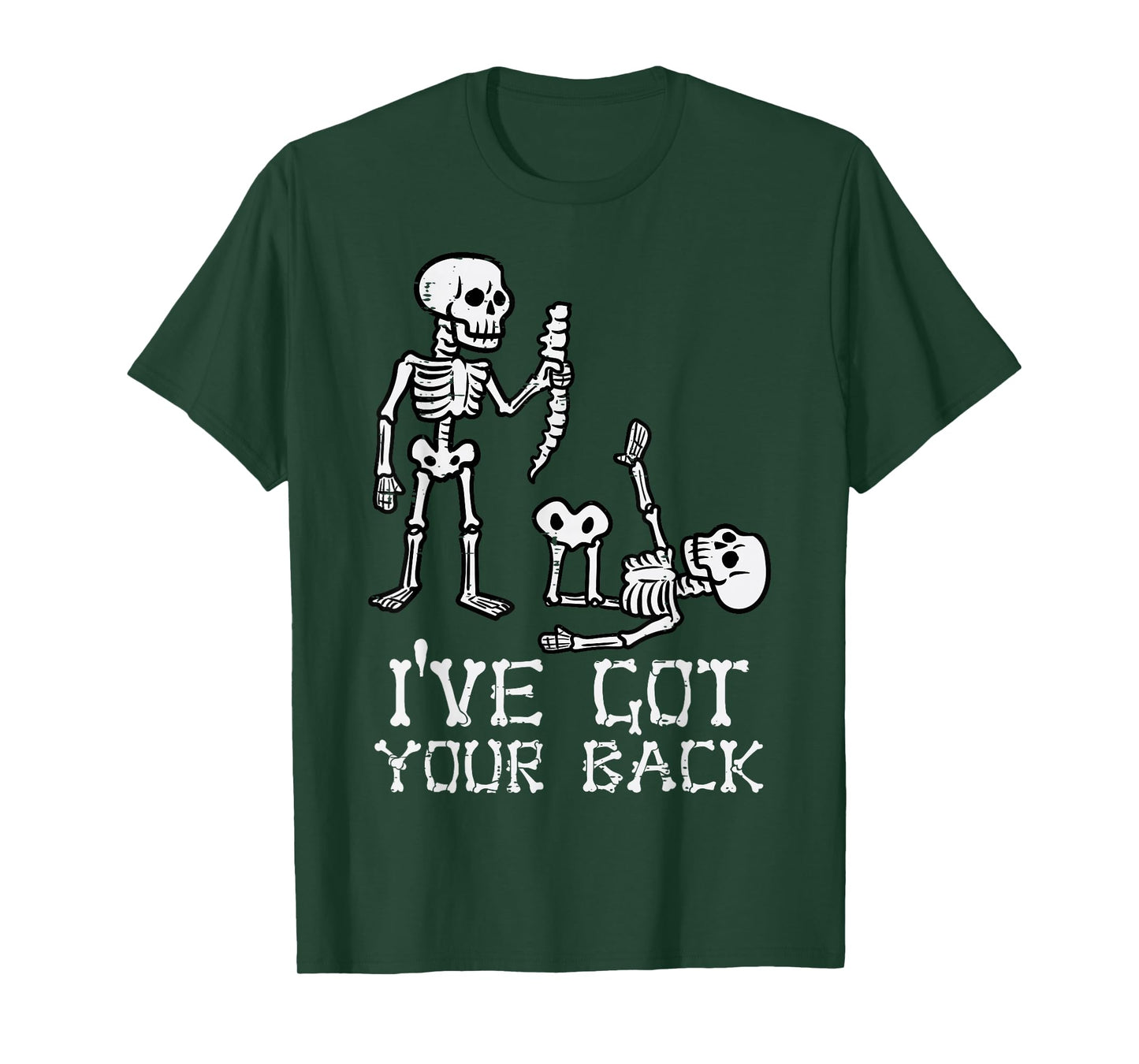 Halloween Skeletons Ive Got Your Back Costume Men Women Kids T-Shirt