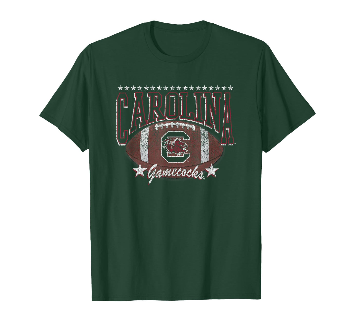 South Carolina Gamecocks Football Vintage Stars Black T-Shirt