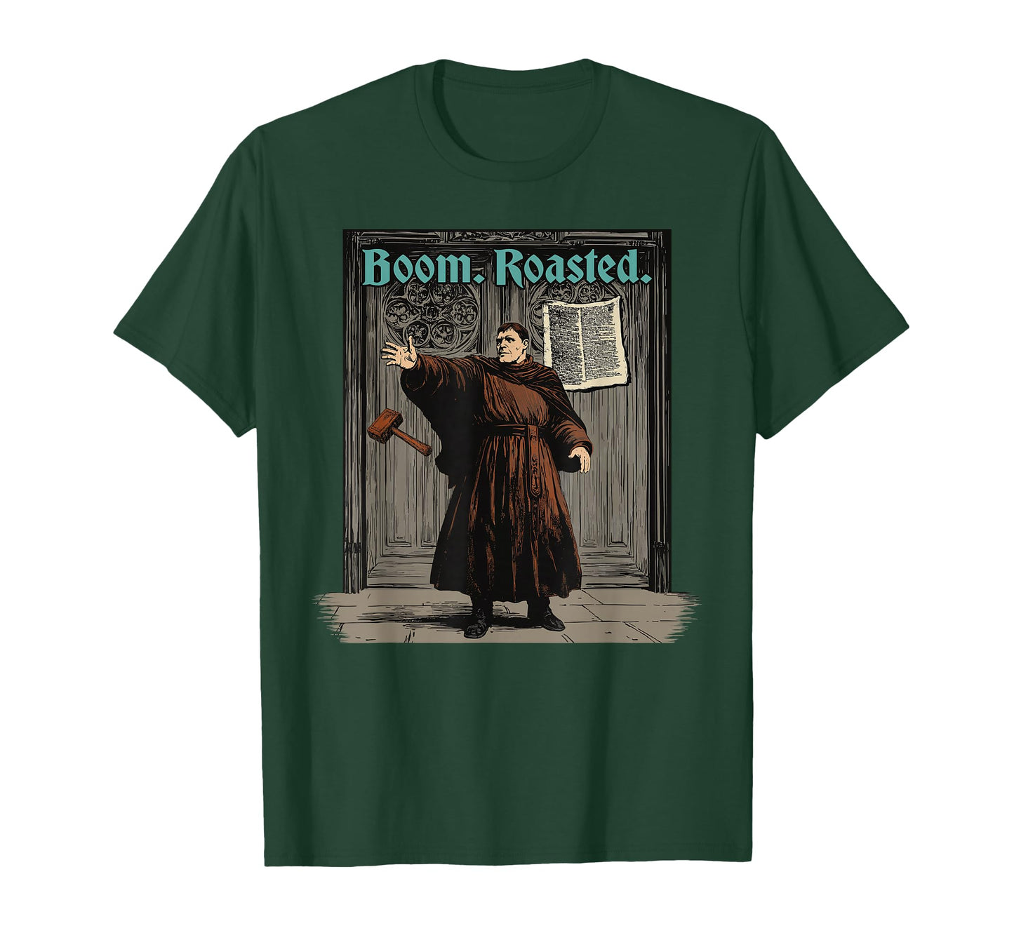Funny Martin Luther Boom Reformation Day Reformed Christian T-Shirt