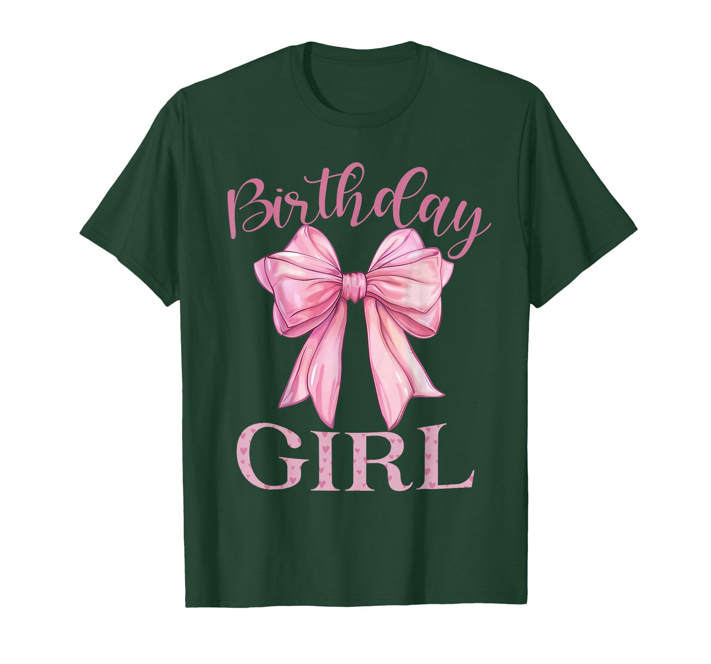Birthday Girl Shirt Coquette Bow Birthday Party T-Shirt