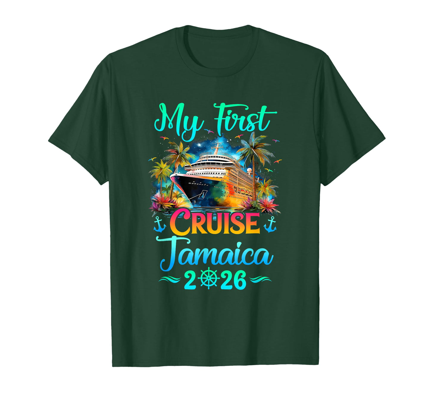 My First Cruise Jamaica 2026 Family Trip Cruisin Together T-Shirt