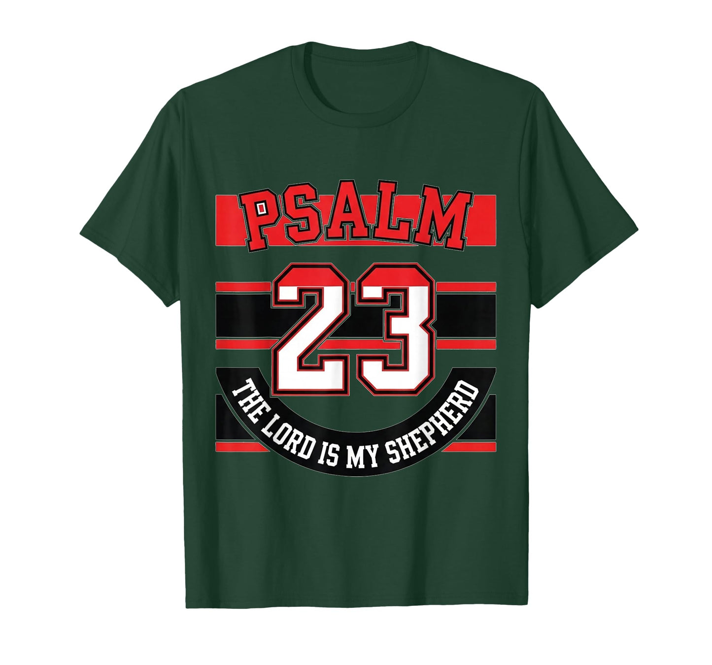 Restores Soul Psalm 23 The Lord is My Shepherd Christian T-Shirt