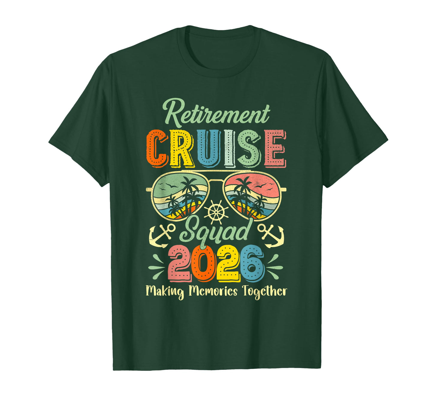 Vintage Retirement Cruise Squad 2026 Cruise Retiree Vacation T-Shirt