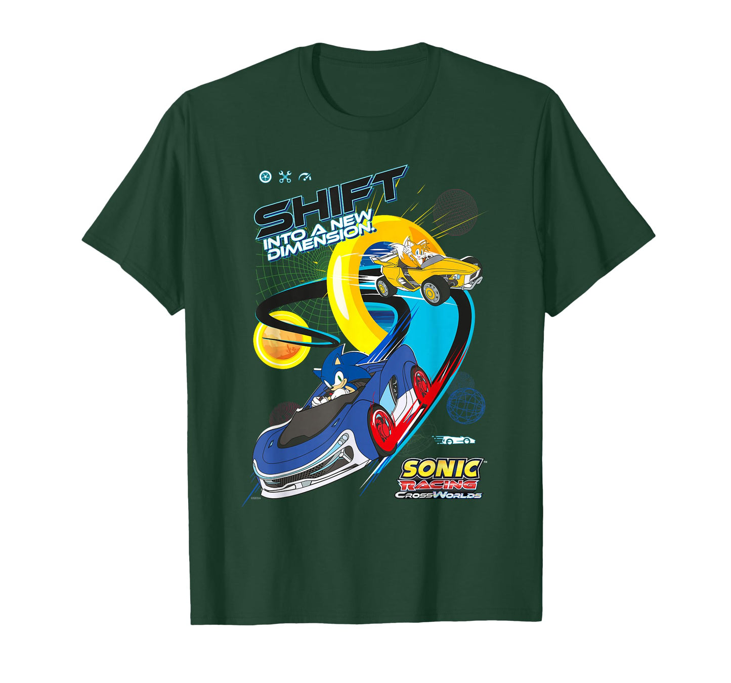 Sonic Racing CrossWorlds "Shift into a New Dimension" T-Shirt