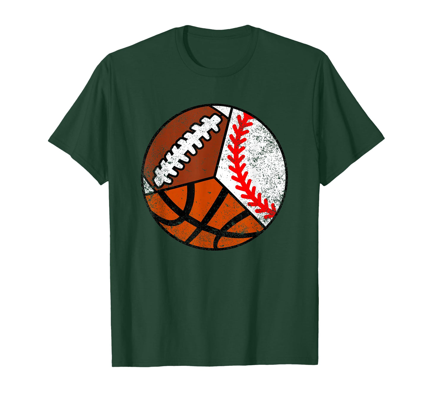 Football Baseball Basketball Player Funny Ball Sport T-Shirt