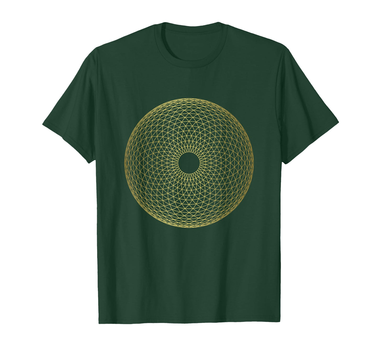 Sacred Geometry Torus Yantra Geometric Spiritual Mandala Art T-Shirt