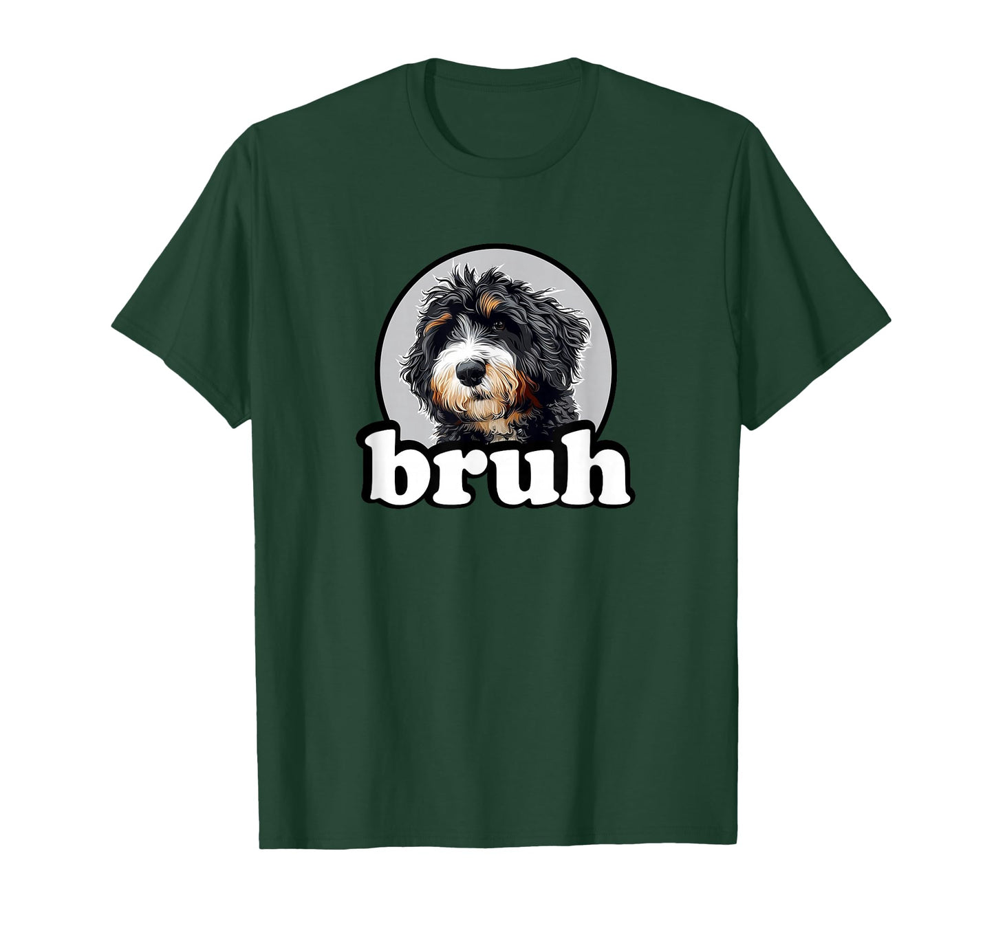 Cute Kids Bruh Bernedoodle Dog Lover T-Shirt