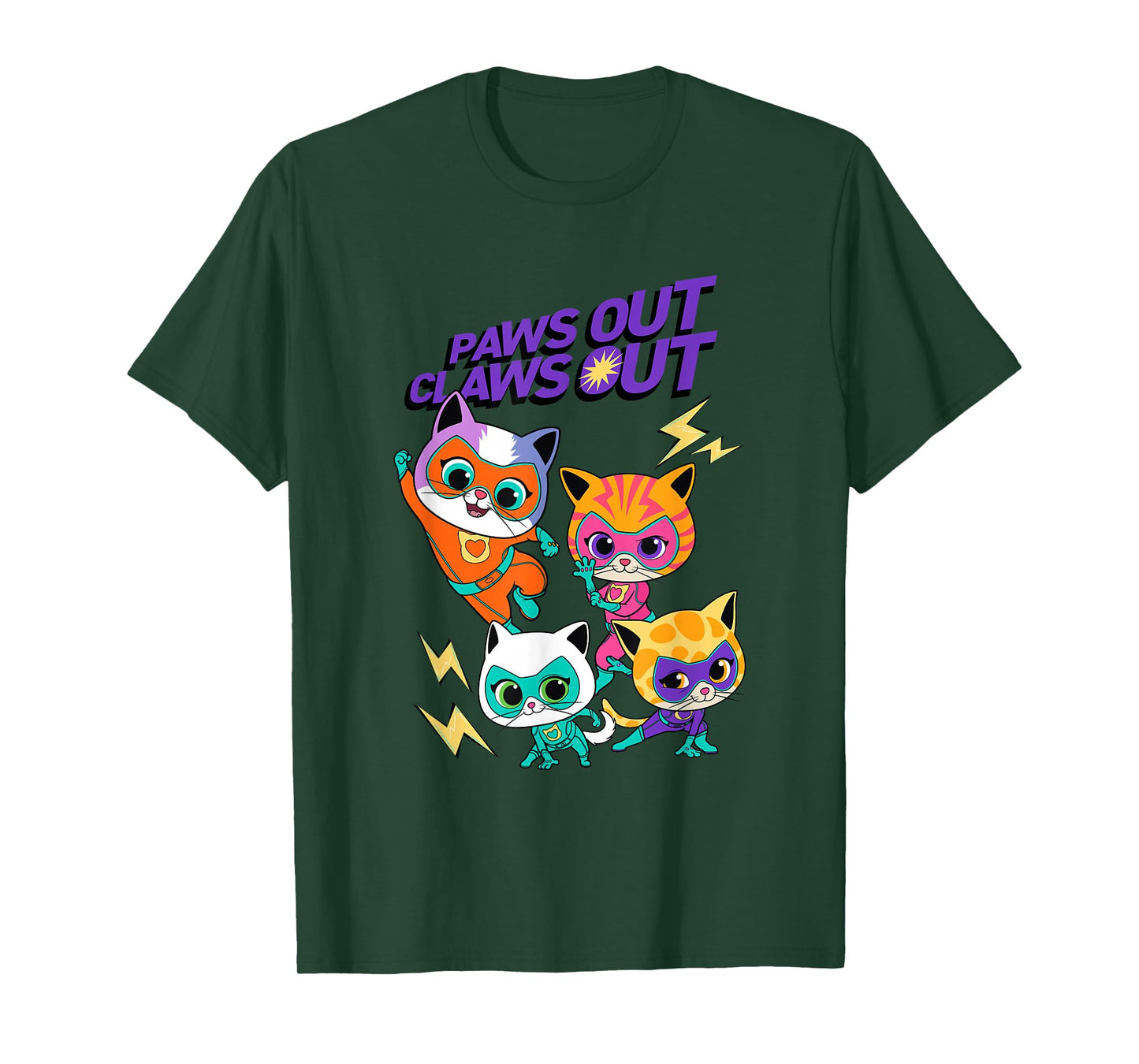 Disney SuperKitties Paws Out Claws T-Shirt