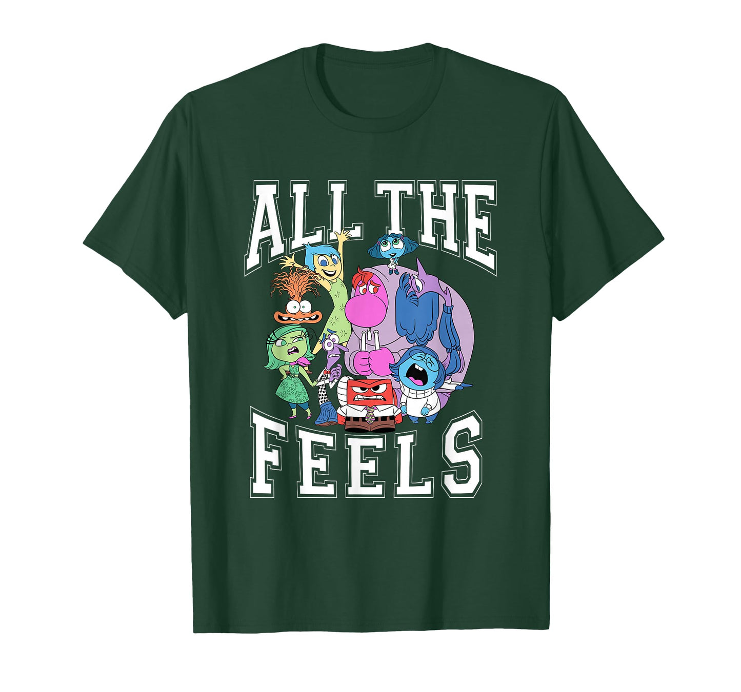Disney Pixar Inside Out 2 All The Feels T-Shirt