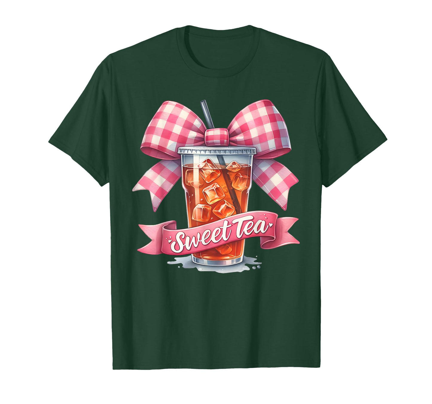 Sweet Tea Funny Bow Coquette T-Shirt