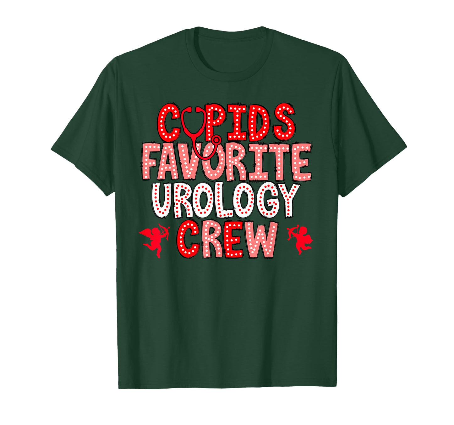 Cupid's Favorite Urology Crew Nurse Nephrology Valentines T-Shirt