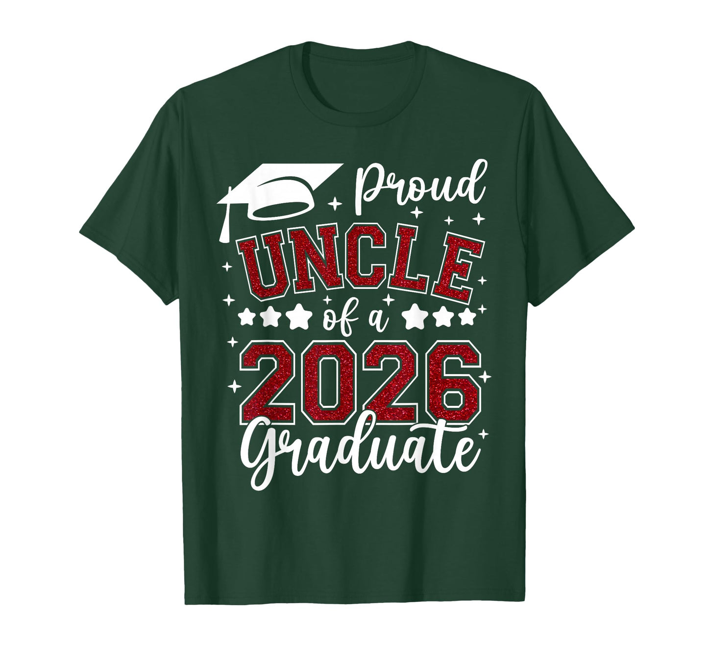 Proud Uncle of A 2026 Graduate Senior 2026 Graduation T-Shirt
