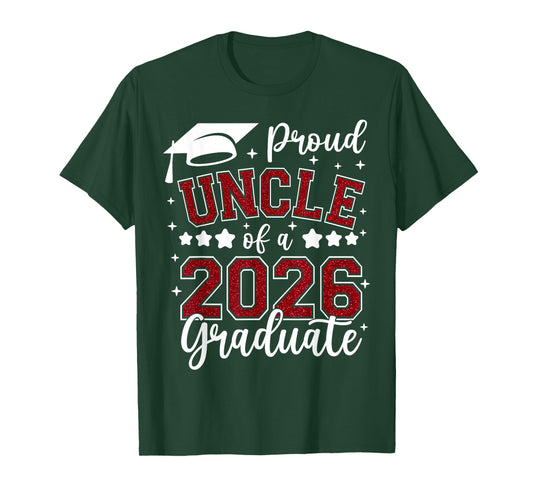 Proud Uncle of A 2026 Graduate Senior 2026 Graduation T-Shirt
