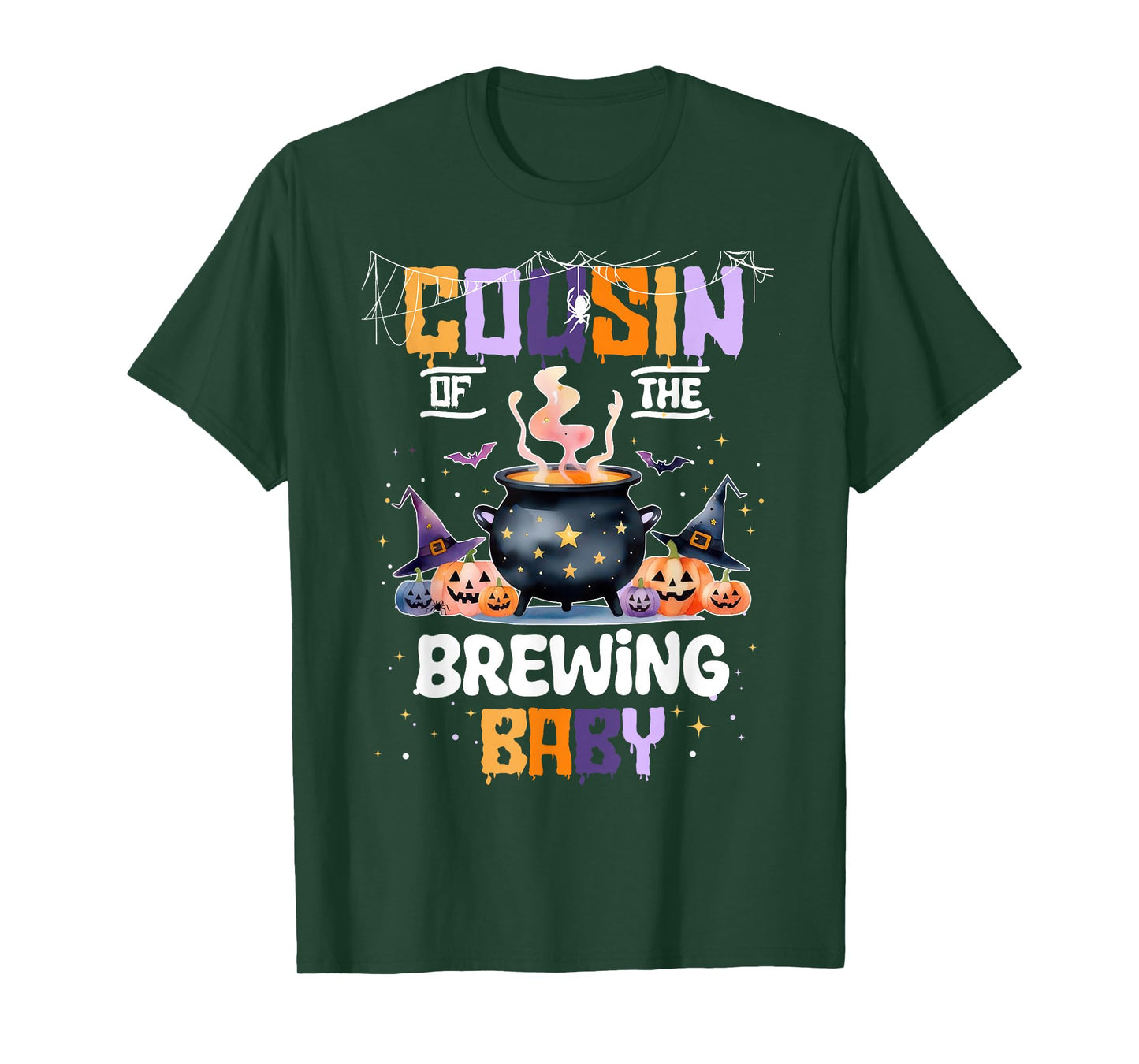 Cousin of The Brewing Baby Boo Ghost Halloween Baby Shower T-Shirt