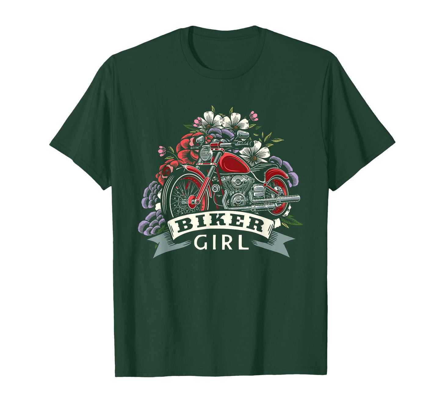 Motorcycle Girl Motorbike Motorcyclist - Biker Girl T-Shirt