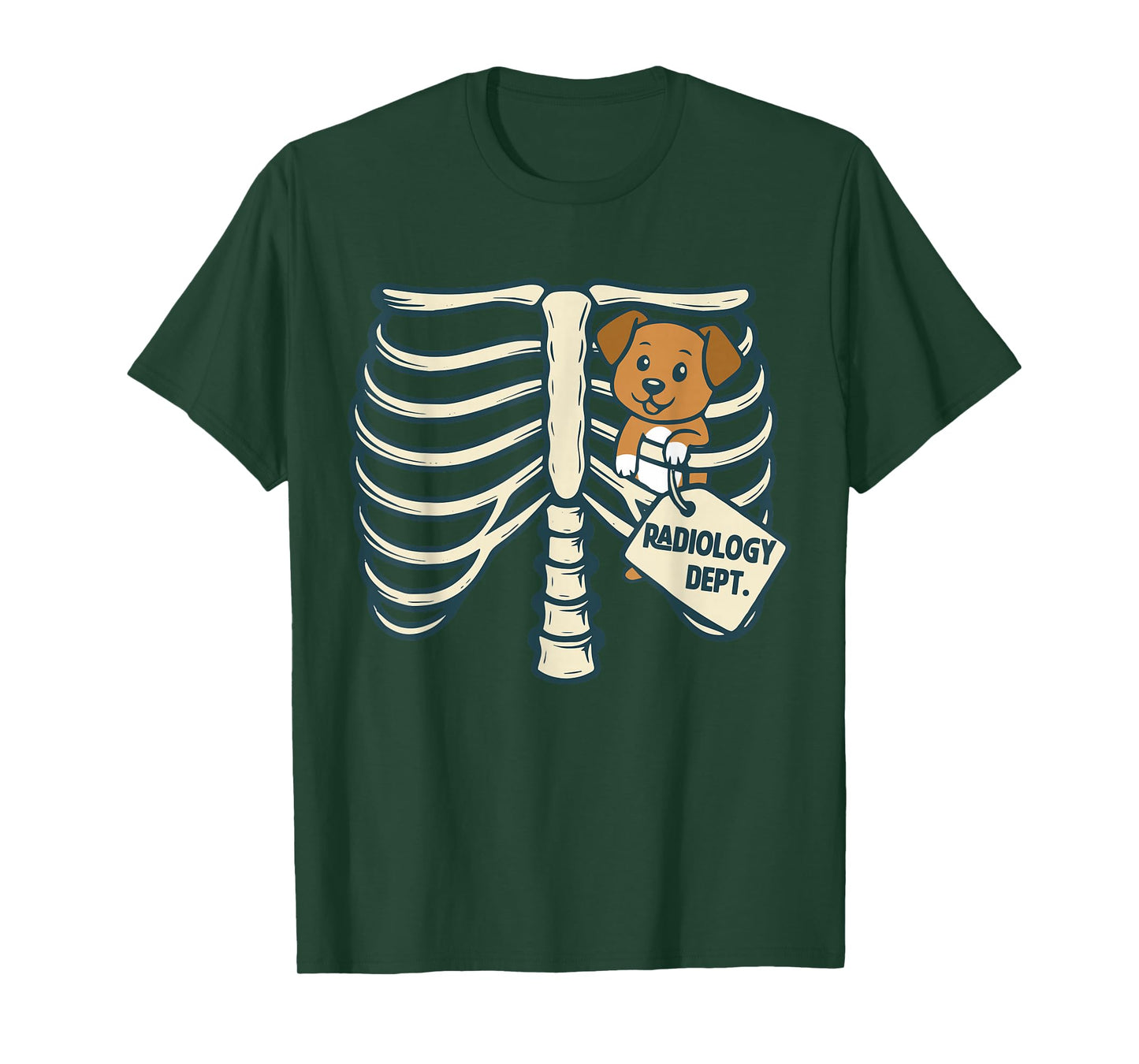 Radiology Dept Dog Lover Vet Tech Radiologist X-Ray Rad Tech T-Shirt