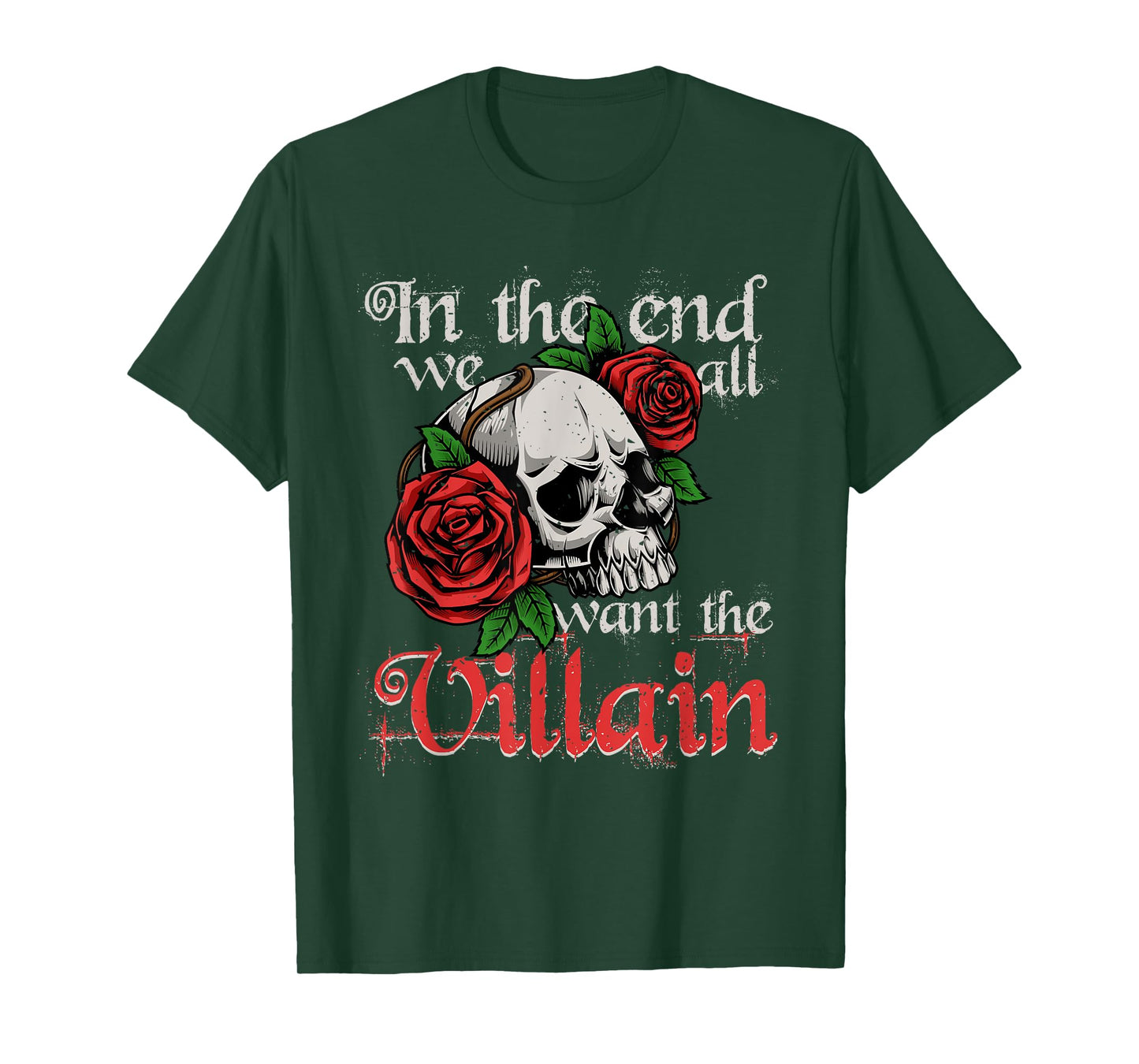 Dark Romance In The End We All Want The Villain Booktok T-Shirt
