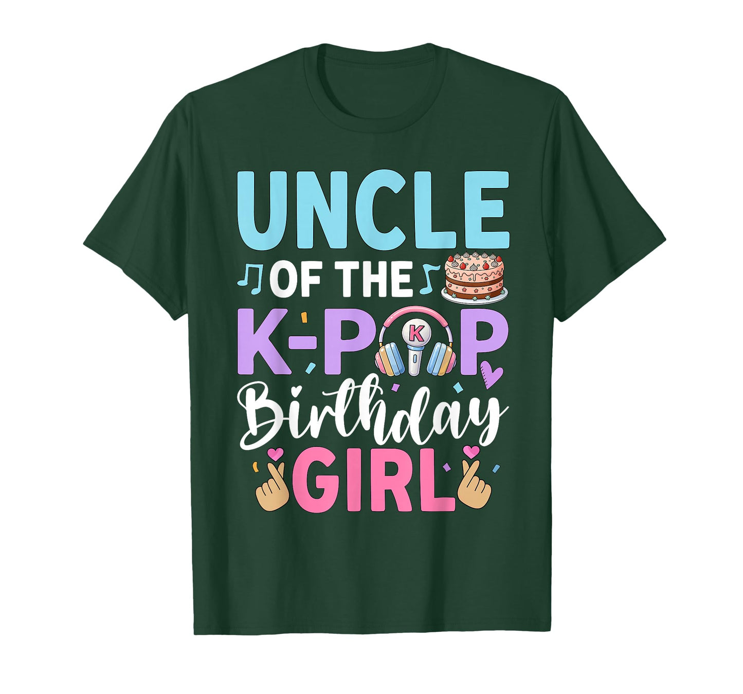 Uncle of The K-Pop Birthday Girl T-Shirt