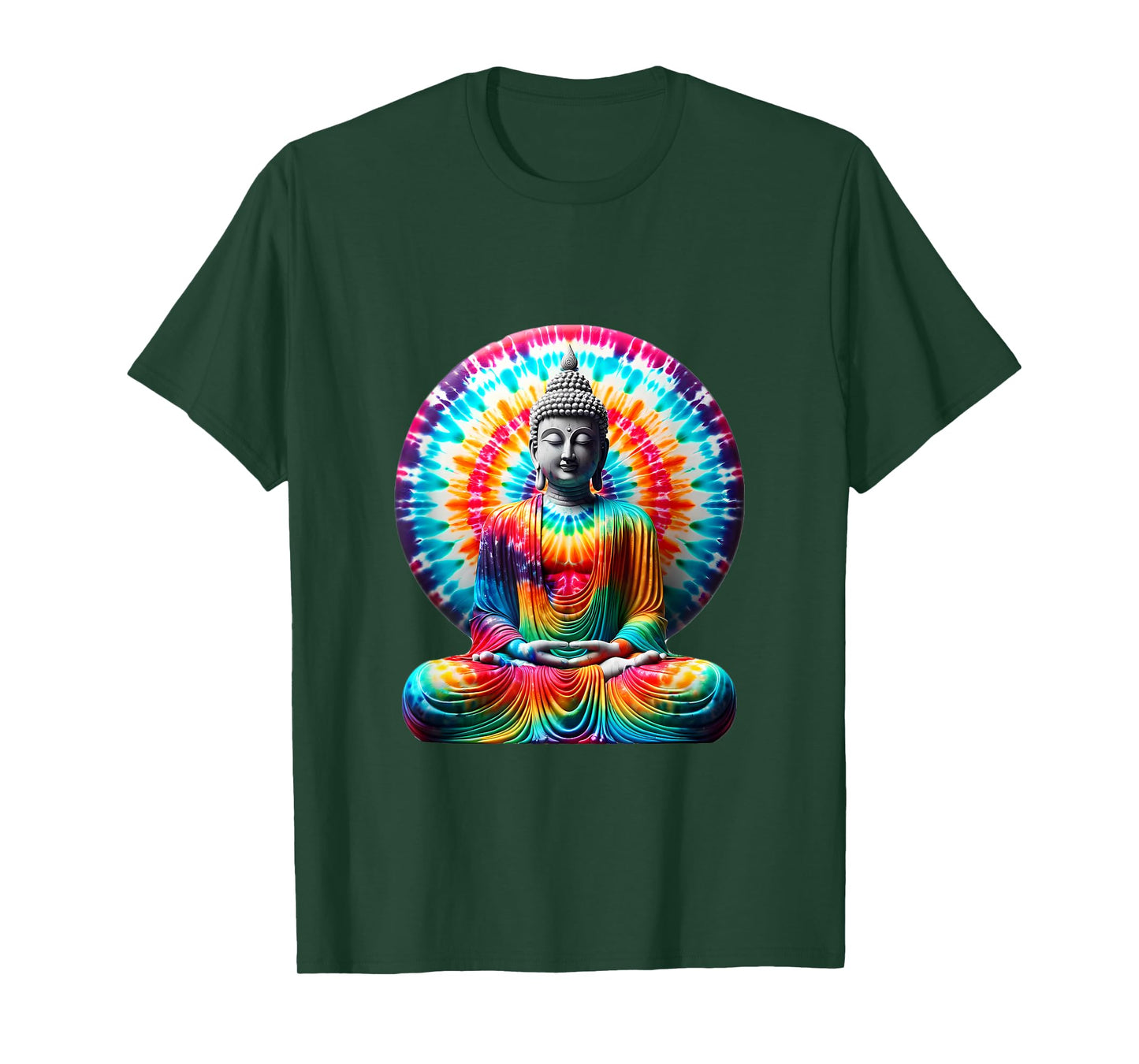 Buddha Tie Dye Vintage Yoga Spiritual Zen Buddhism Buddhist T-Shirt