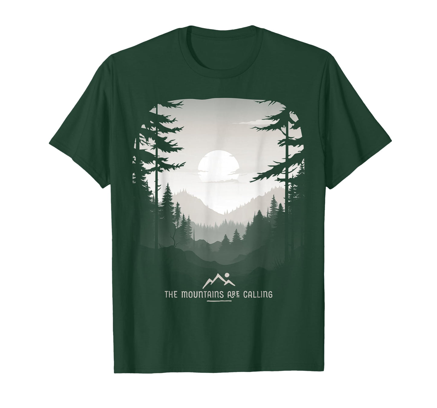 The Mountains Are Calling Original Unique Graphic T-Shirt