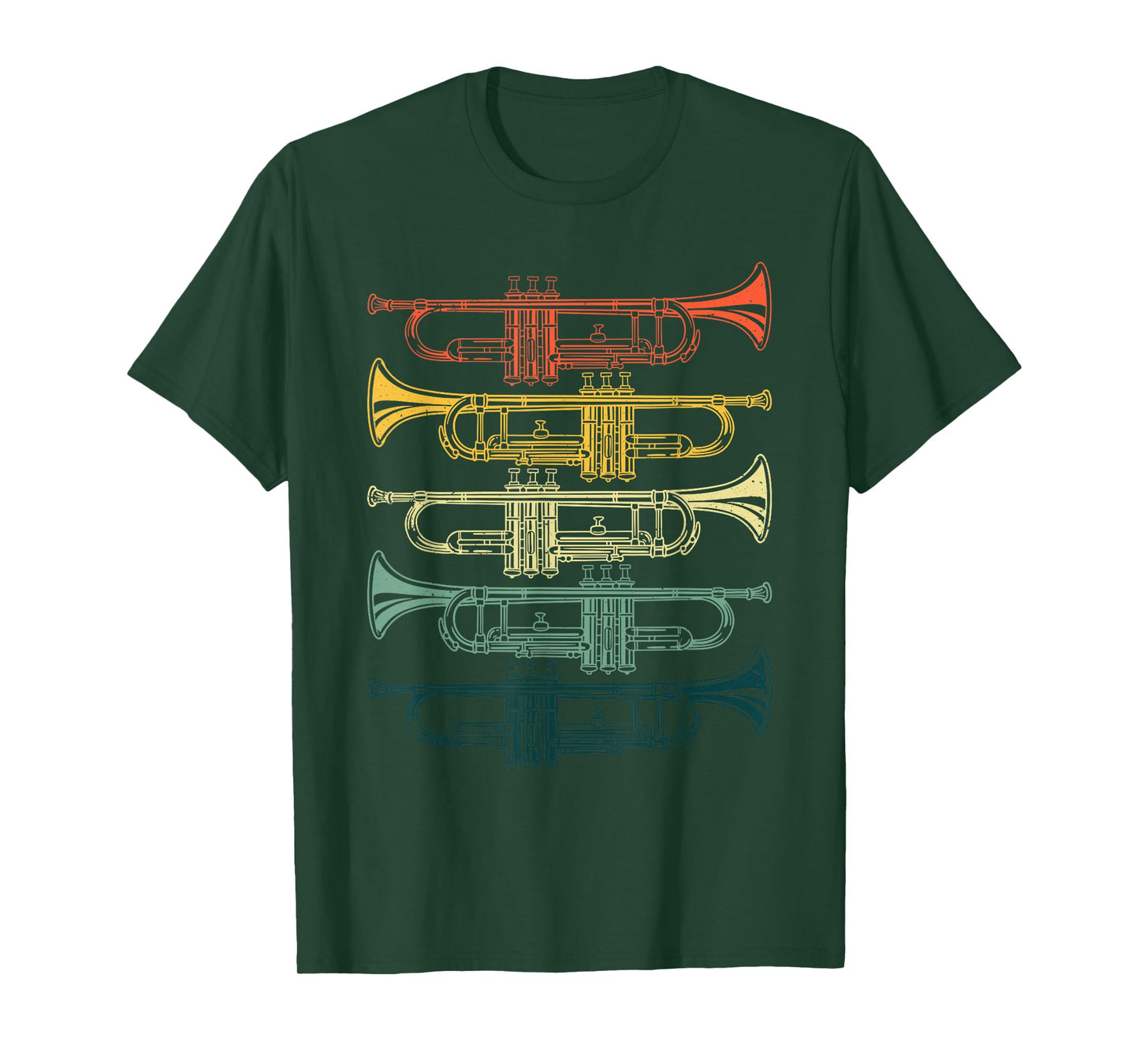 Cool Trumpet For Men Women Marching Band Musician Jazz Music T-Shirt