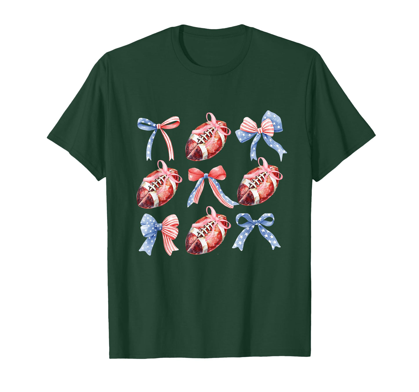 Game Day Coquette Football for women and girls T-Shirt