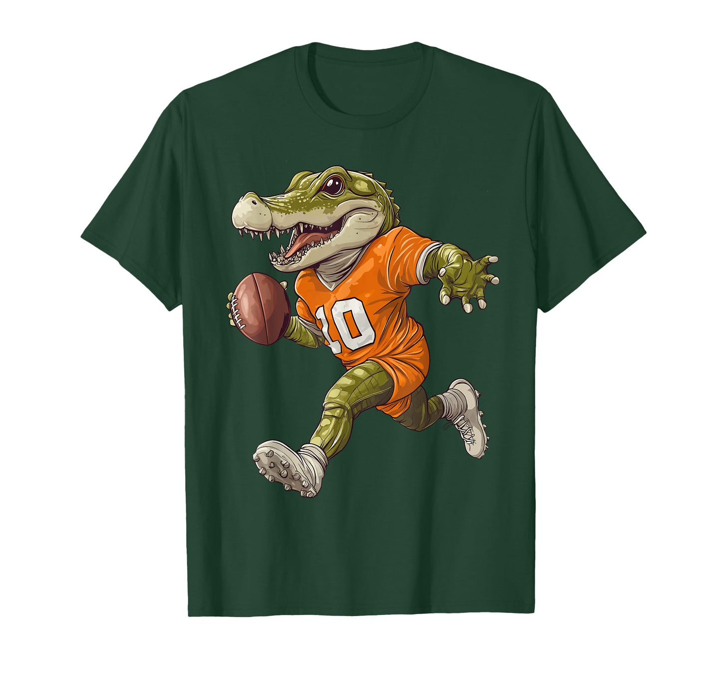 Football Alligator Tee Apparel Sport Design Football Player T-Shirt