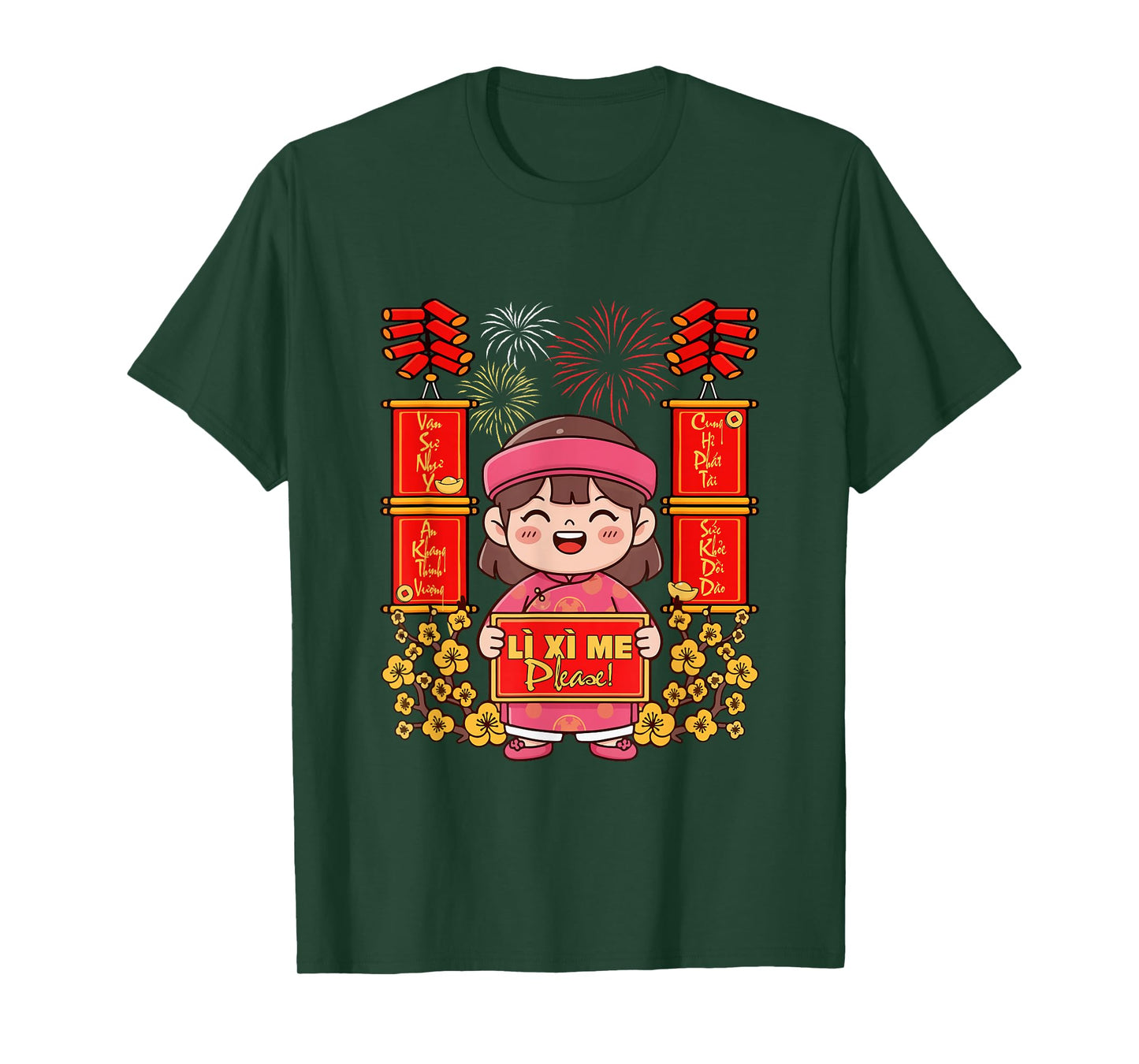 Li Xi Me NHU Y an Khang Vietnamese Lunar New Year Kid Boy T-Shirt