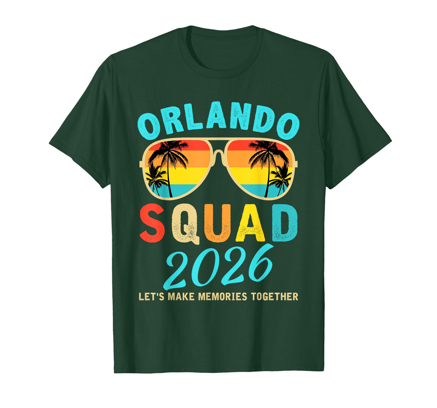 Family Vacation 2026 Orlando Friends Group Vacation Matching T-Shirt