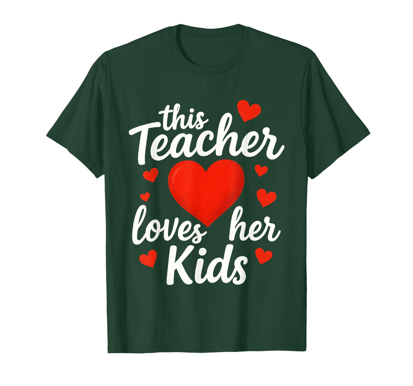 Teacher Valentines Day This Teacher Loves Her Kids T-Shirt