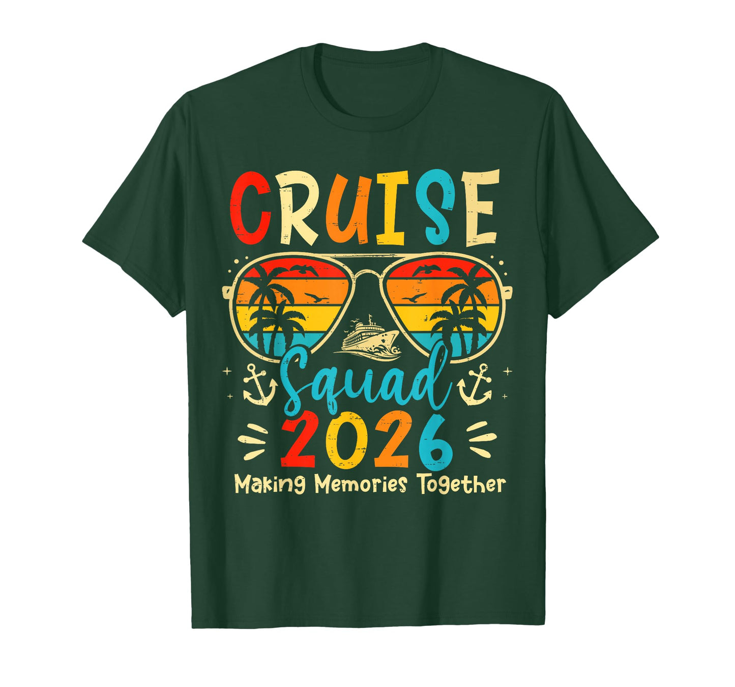 Cruise Squad 2026 Family Group Matching Summer Vacation T-Shirt
