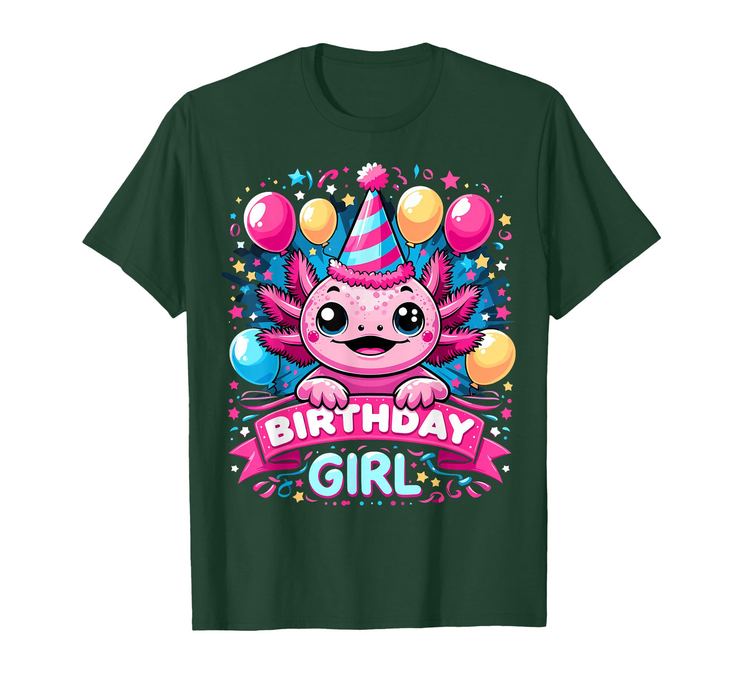Axolotl Lover Birthday Boy Axolotls T-Shirt