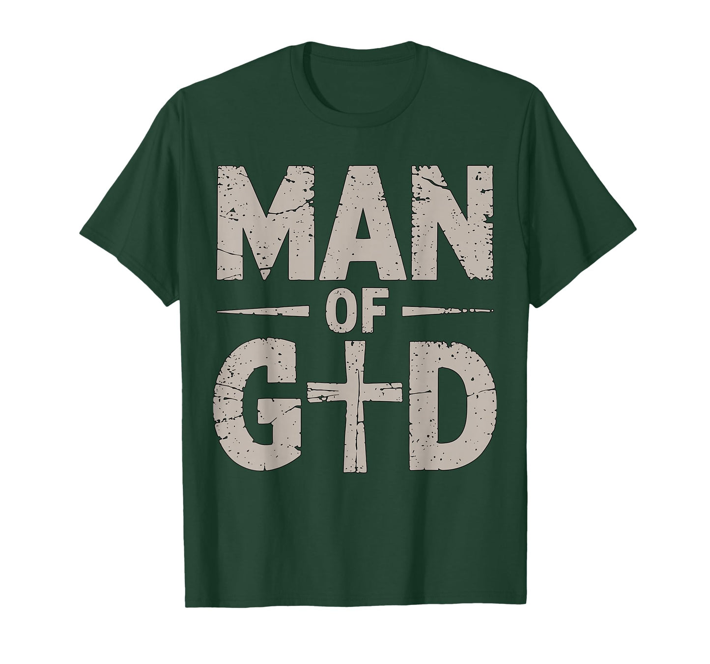 Man of God with Cross Religious Faith Christian T-Shirt