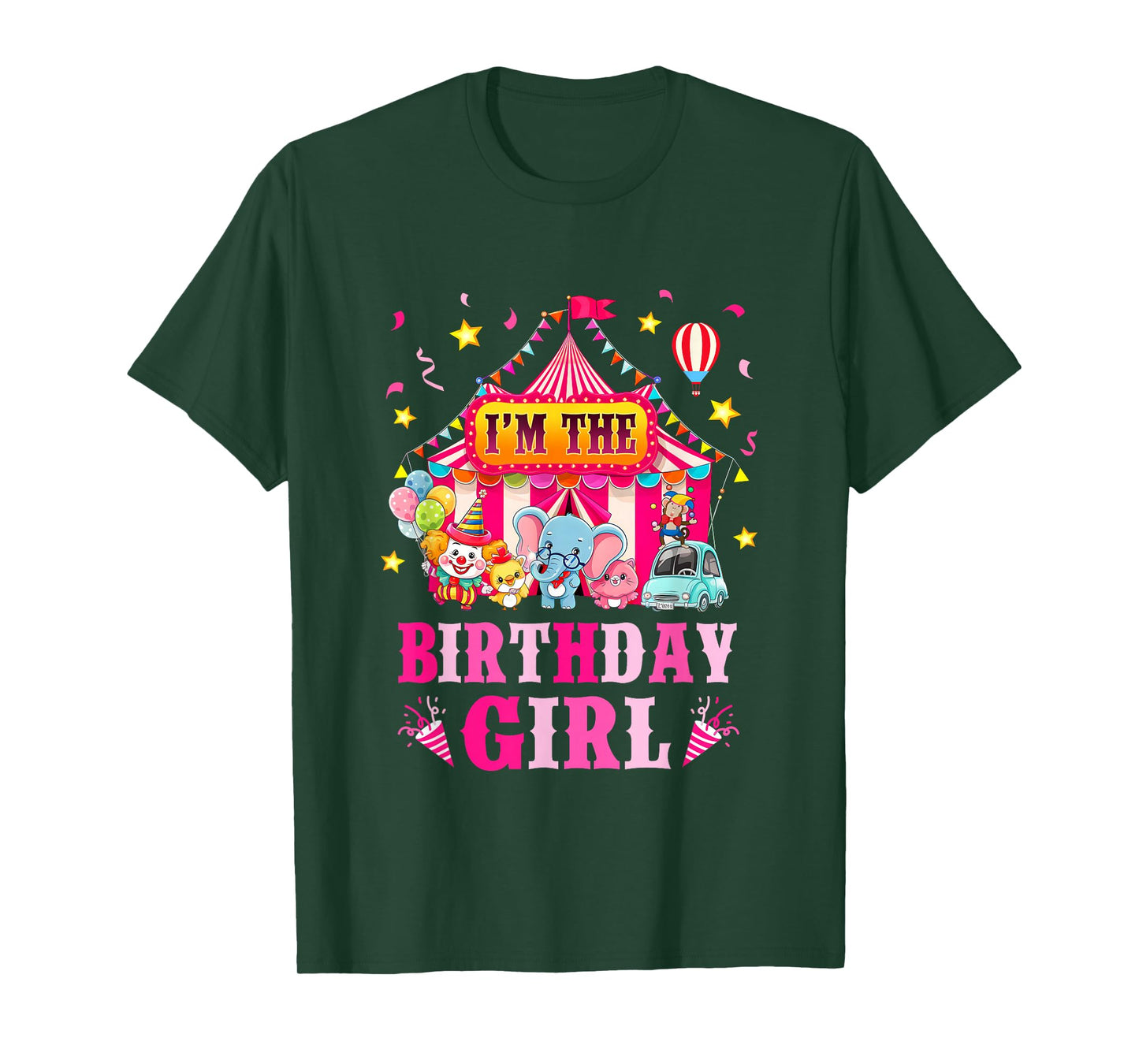 I'm The Birthday Girl Circus Carnival Family Party 1St Bday T-Shirt