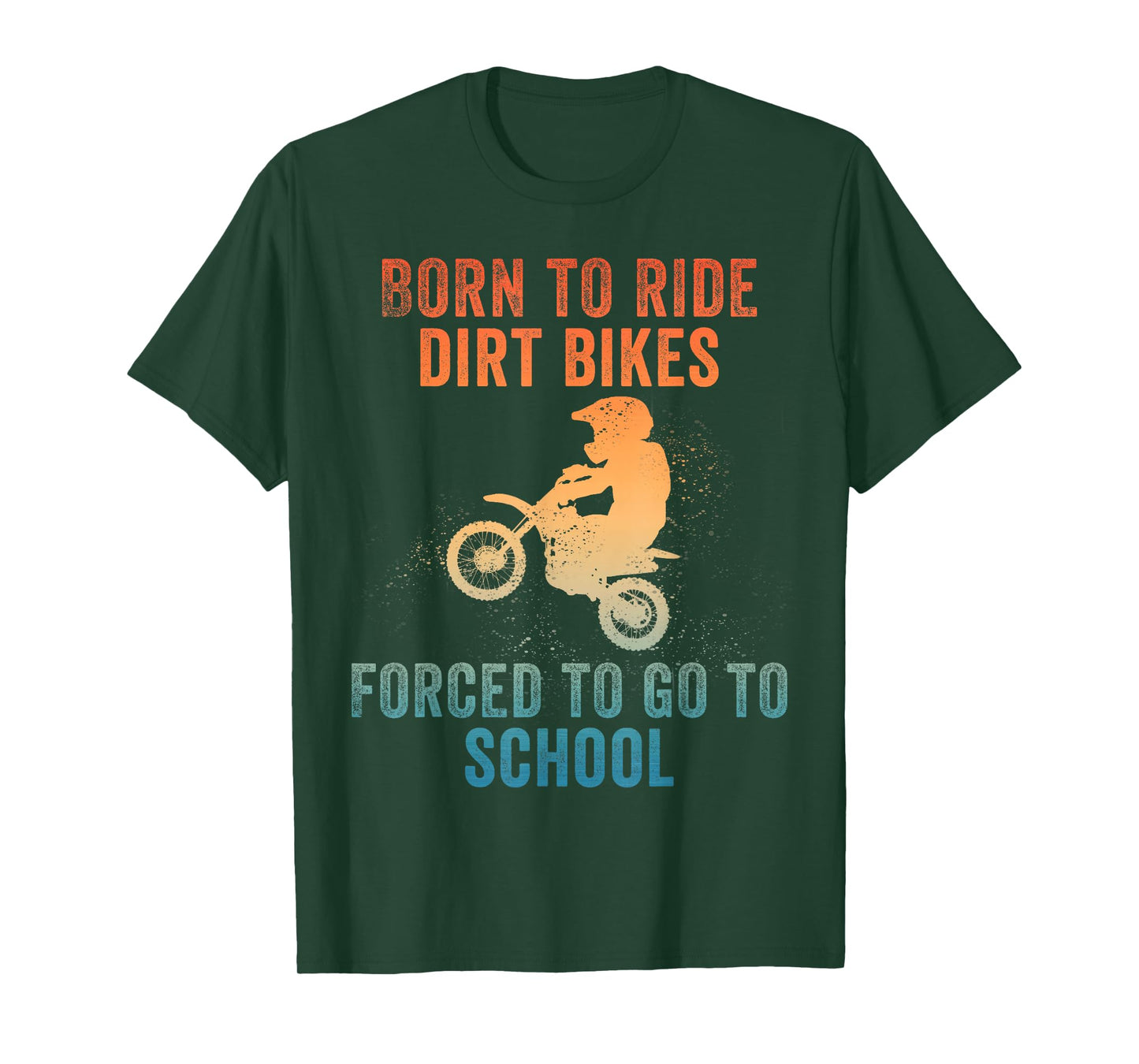 Funny Dirt Bike Art for Boys Girls Motocross Dirt Bike Rider T-Shirt