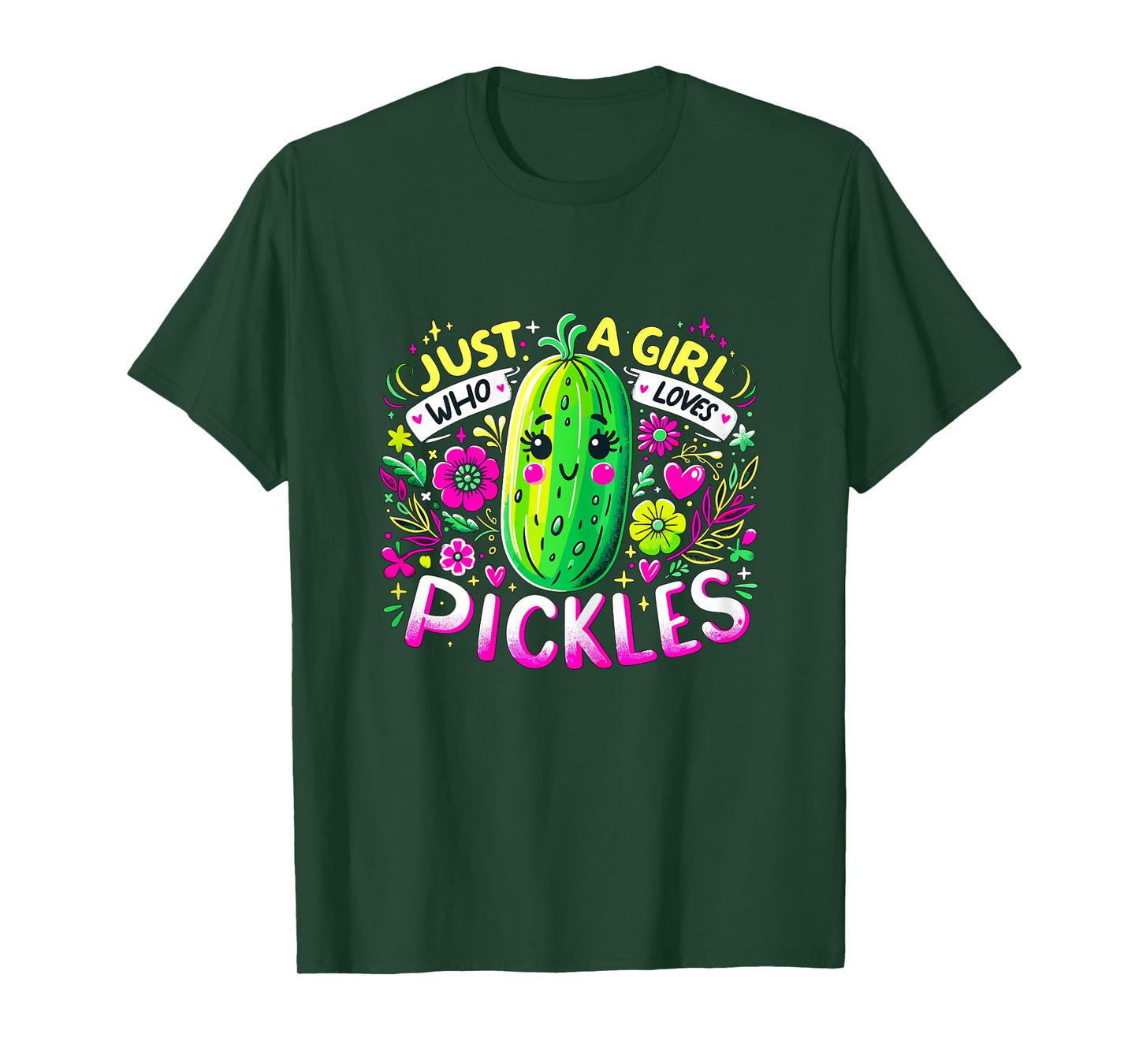 Just a Girl who loves Pickles T-Shirt