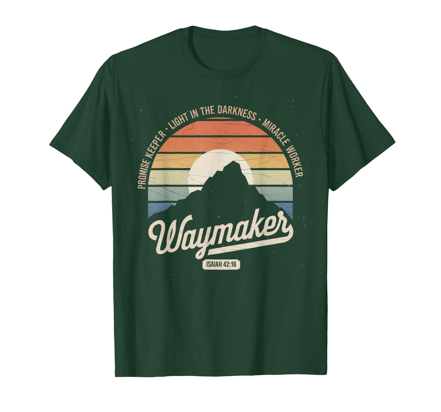 Waymaker Tshirt Promise Keeper Miracle Worker God Christian T-Shirt