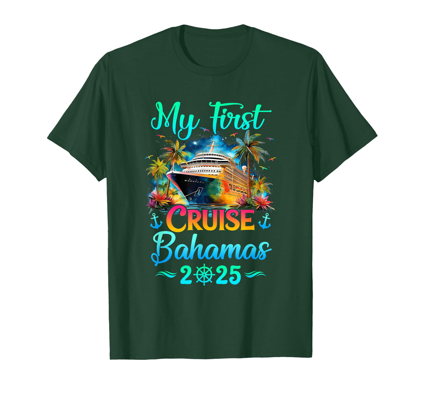 My First Cruise Bahamas 2025 Family Trip Cruisin Together T-Shirt