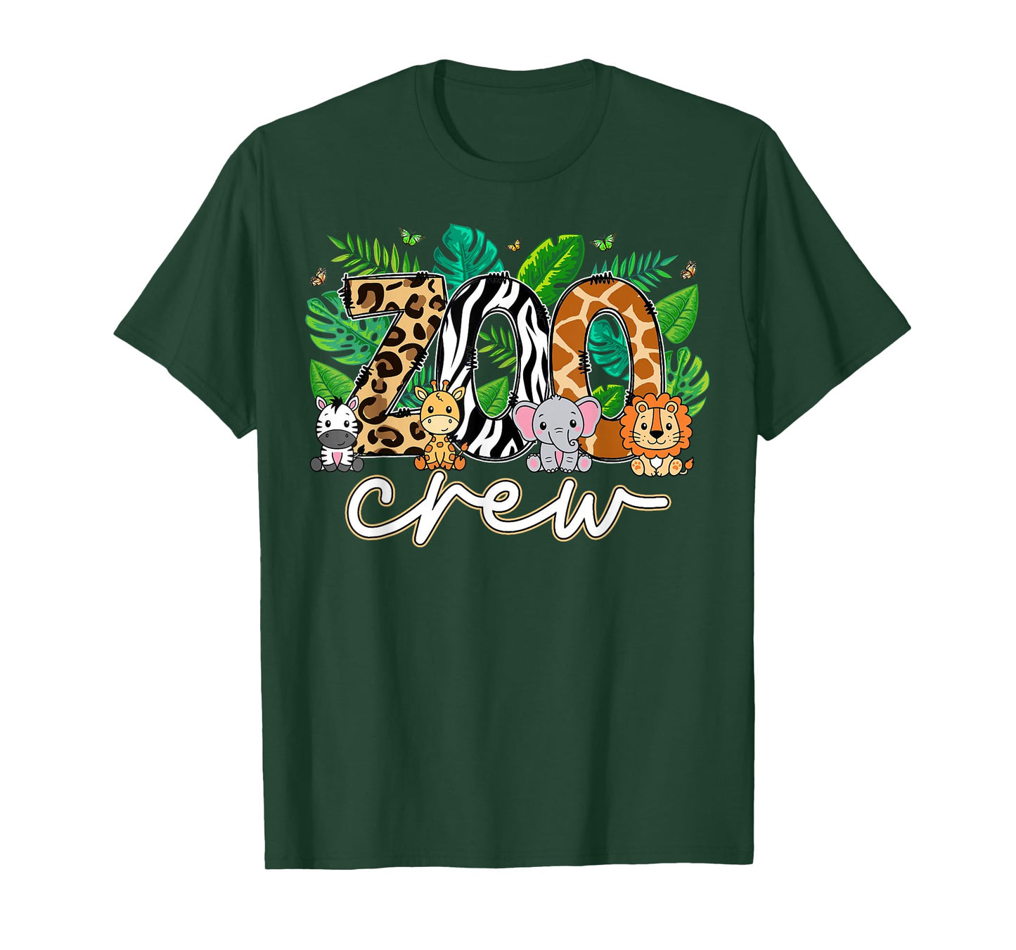 Zoo Crew Wildlife Animal Zoologist Safari Jungle Animals T-Shirt