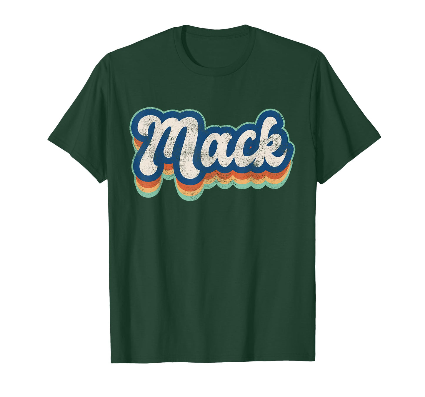 Mack First Name Boy Vintage Style 70s 80s Personalized T-Shirt