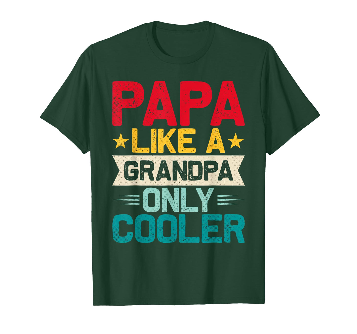 Papa Shirts for Men Grandpa Fathers Day Papa from Grandkids T-Shirt