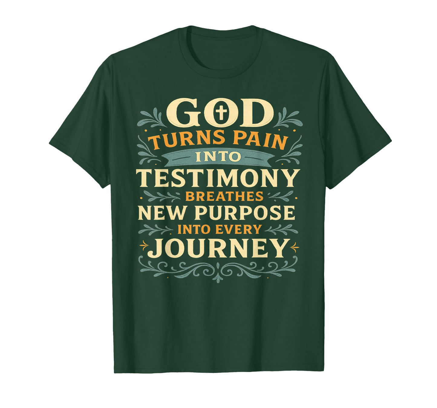 Christian Religious God Faith Based Healing Testimony Gifts T-Shirt