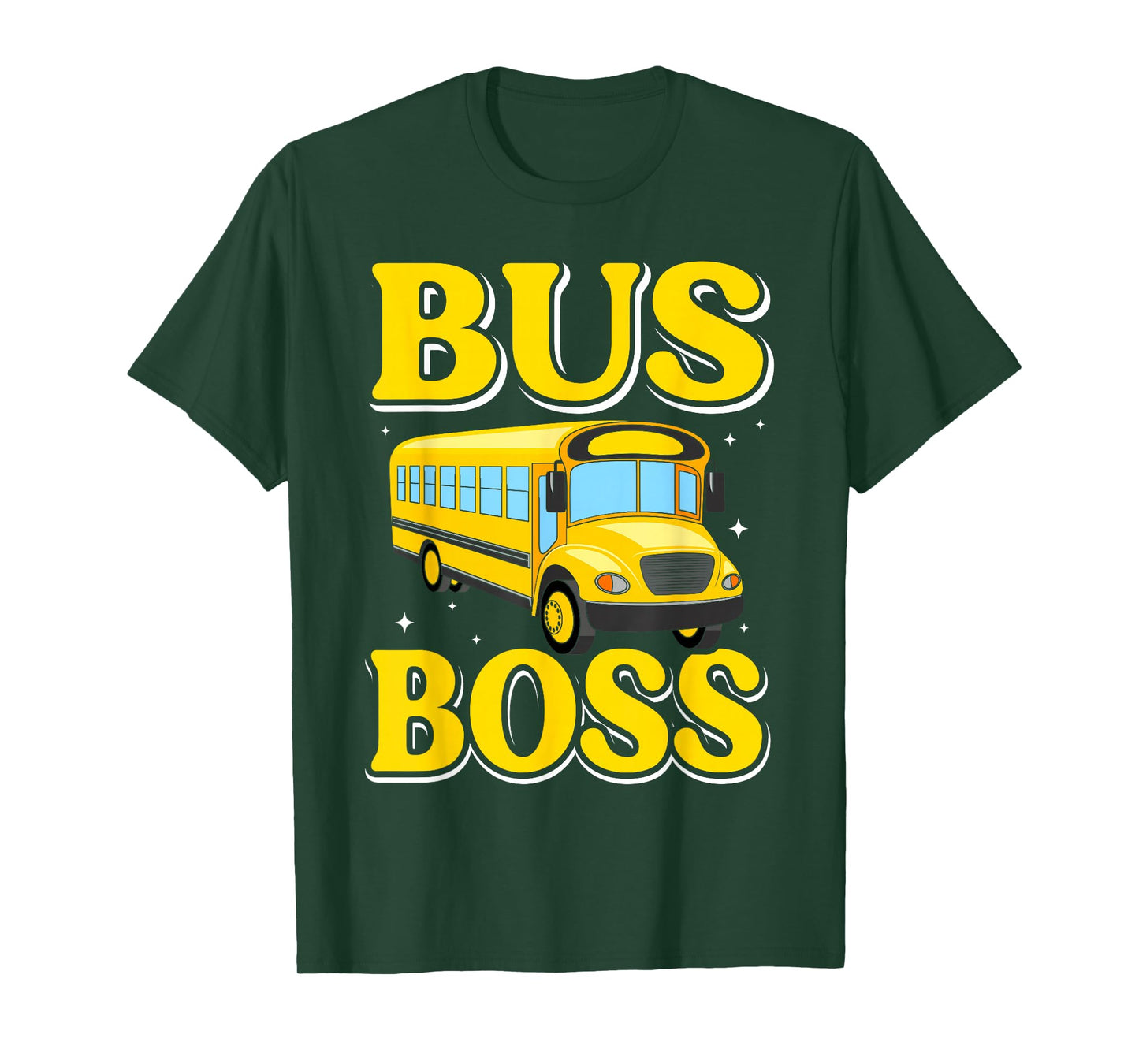 Bus Boss School Bus Driver - Funny School Bus Driver Man T-Shirt
