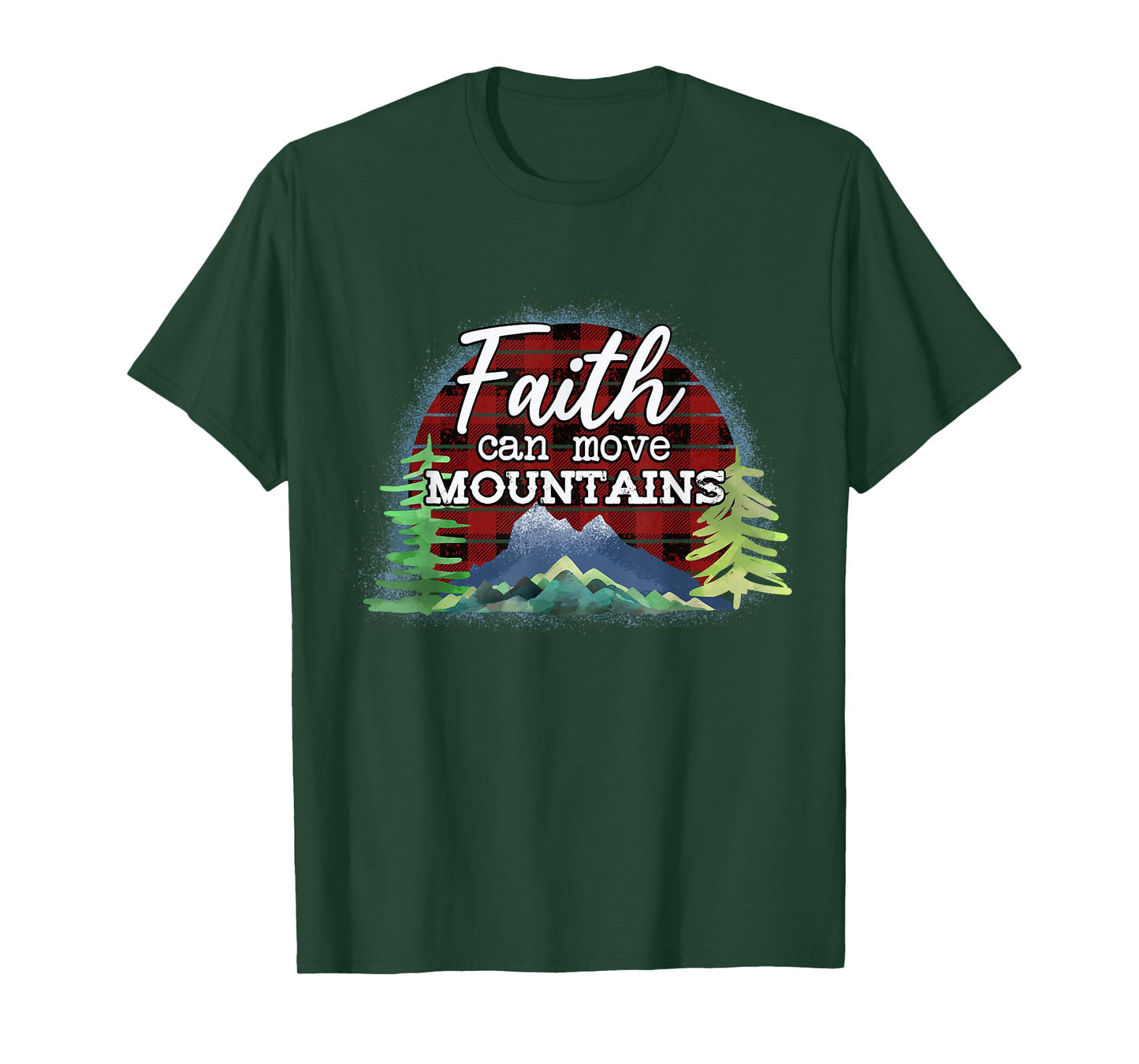 Faith Can Move Mountains Bible Verse Tee T-Shirt