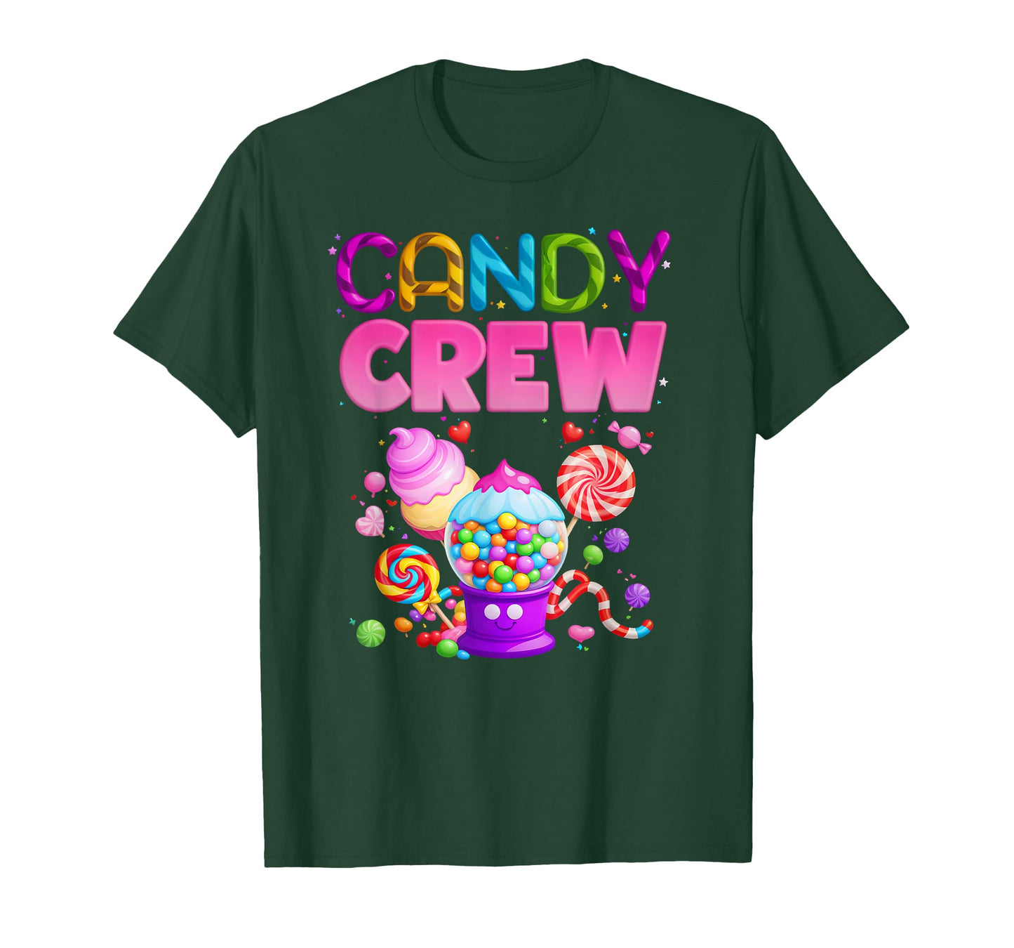 Candy Crew Fun Sweet Treats Colorful Kids Sweetie T-Shirt