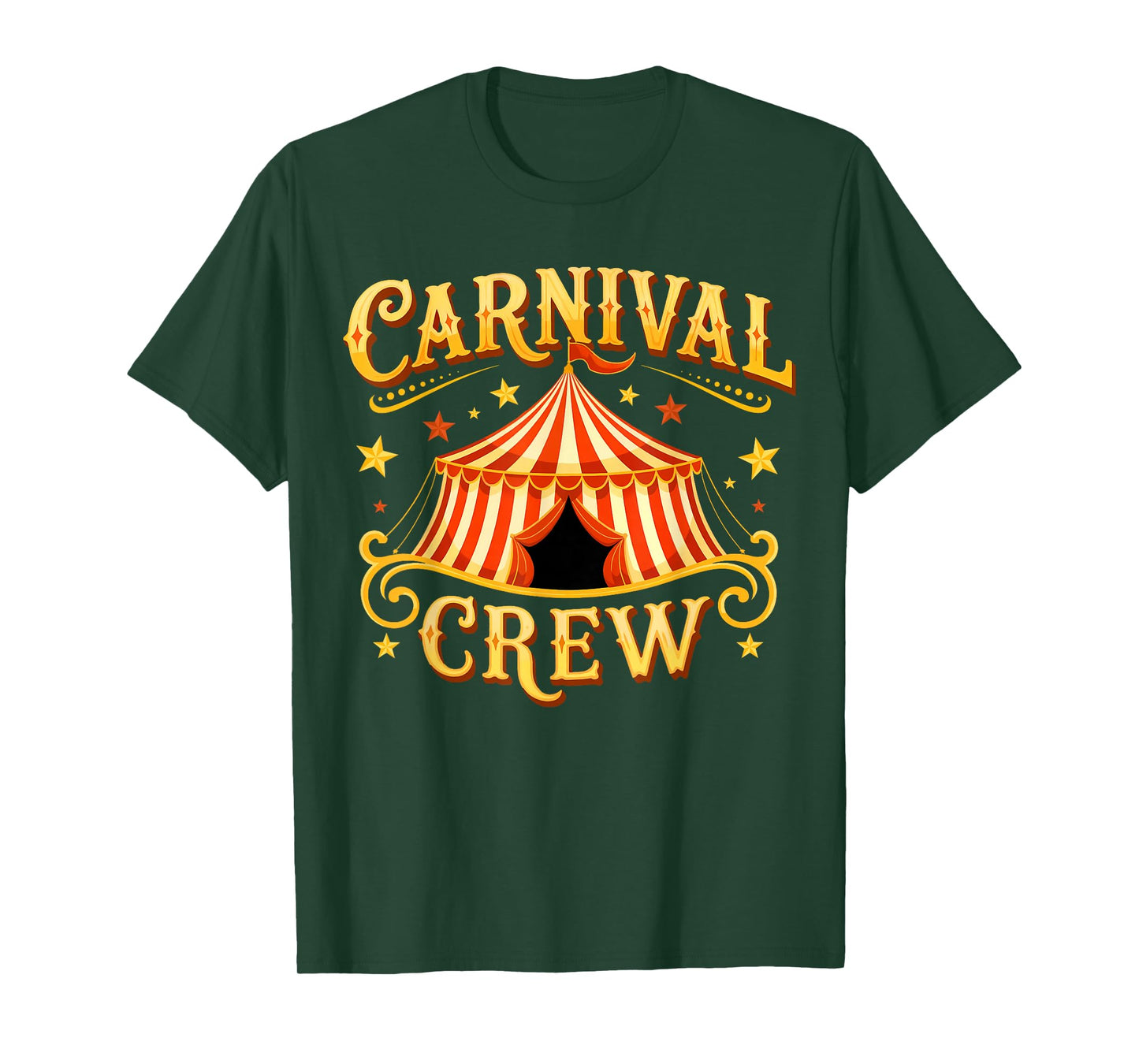 Carnival Crew Funny Circus Squad Staff Costume Circus Party T-Shirt