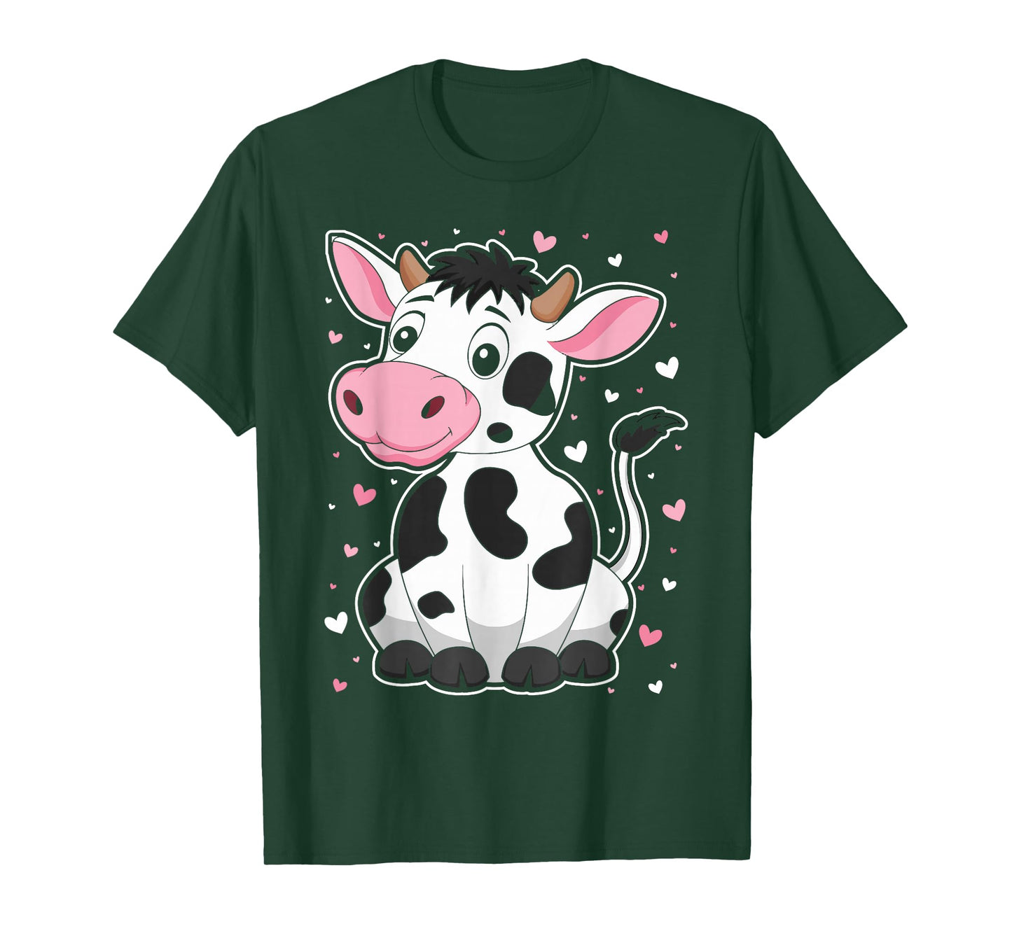 Cute Cow Print Kawaii Cow Lover Women Girls Kids Toddlers T-Shirt